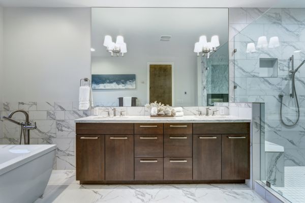 Bathroom Storage Installation in Katy